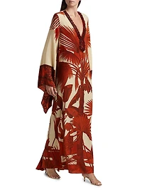 Southern Tropics Silk Maxi Dress