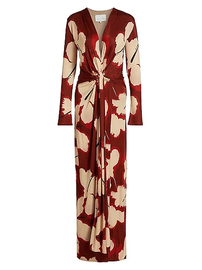 Fermina Resort Coral Marino Maxi Dress
