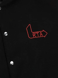 Marty Flame Logo Varsity Jacket