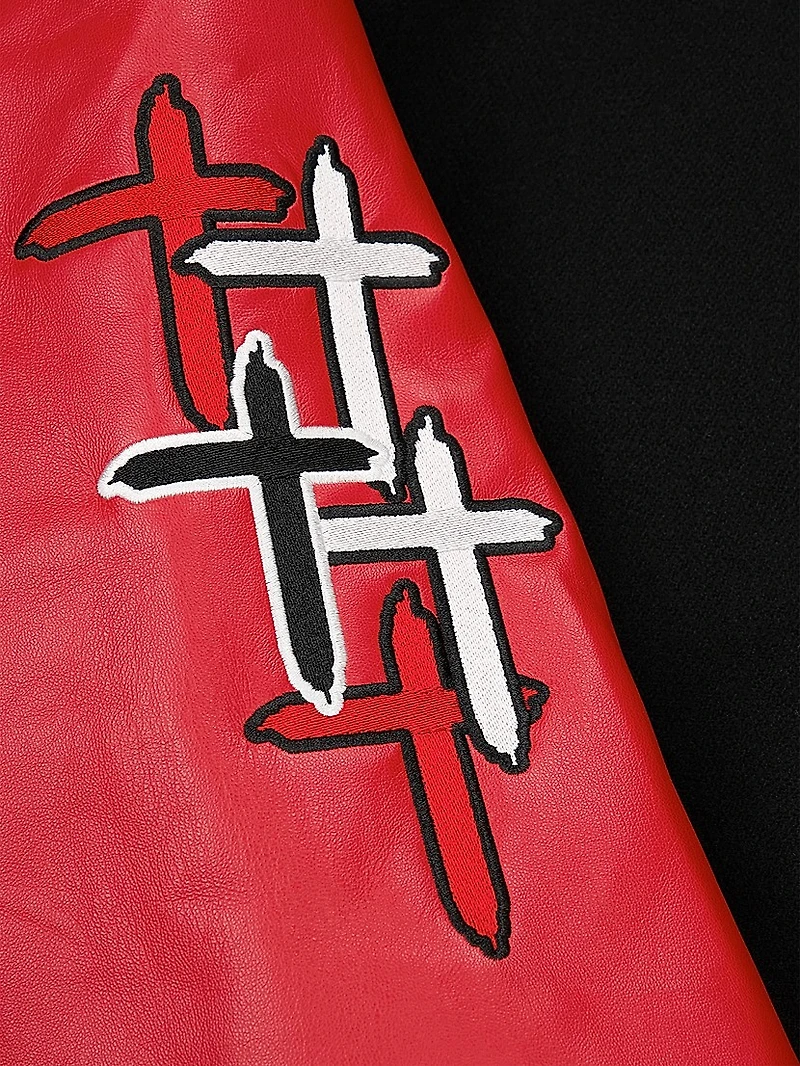 Marty Flame Logo Varsity Jacket