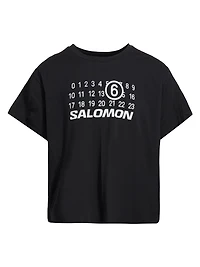MM6 Maison Margiela x Salomon Logo Textured T-Shirt