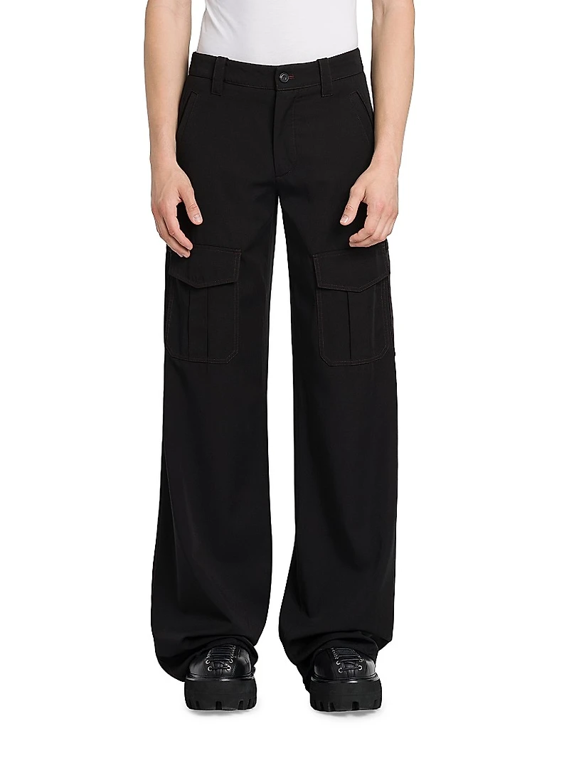 Low-Rise Cargo Pants