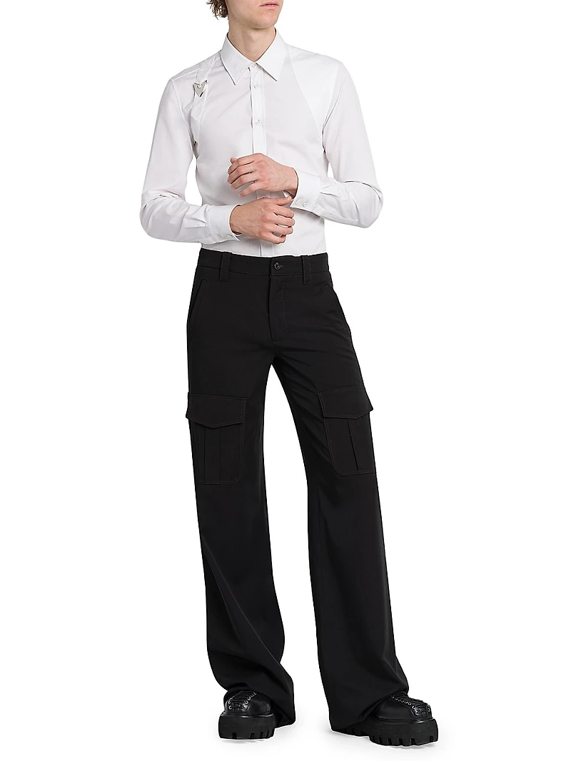 Low-Rise Cargo Pants