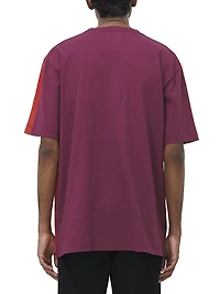 Skull Embroidered Cotton T-Shirt