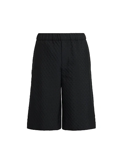 Skull Jacquard Shorts