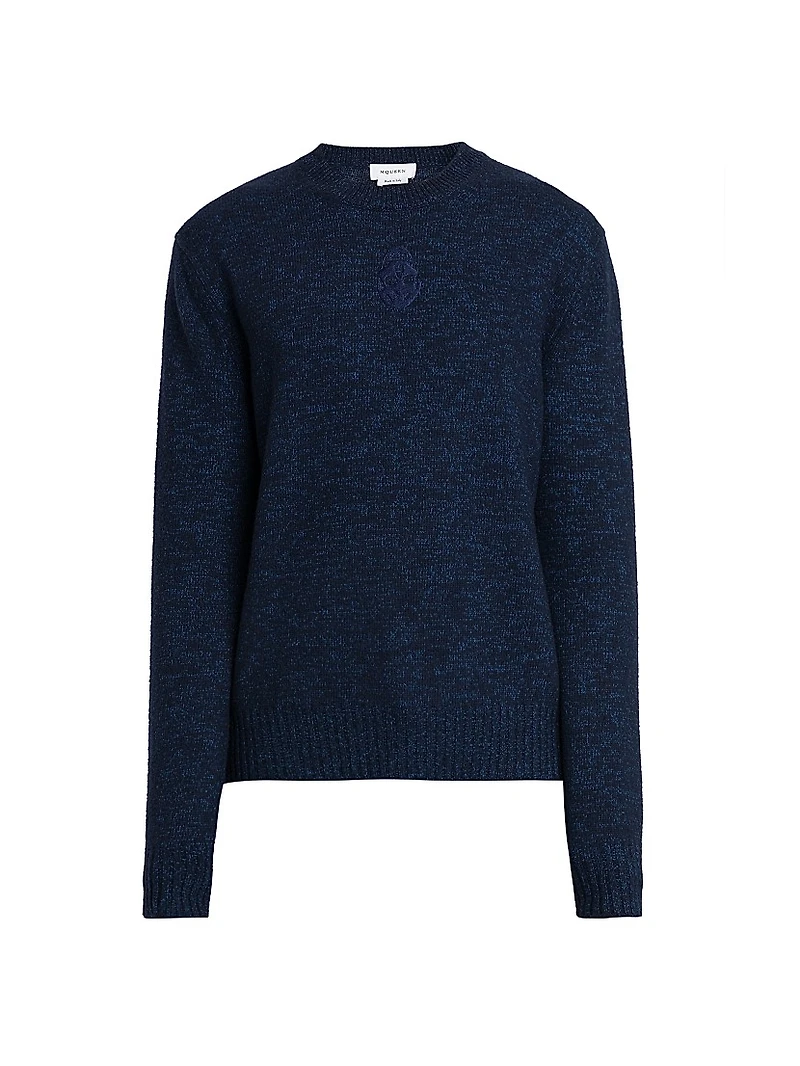 Wool-Blend Crewneck Sweater