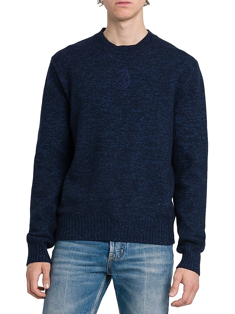 Wool-Blend Crewneck Sweater