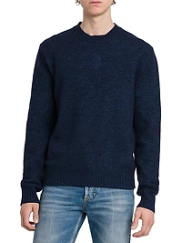 Wool-Blend Crewneck Sweater