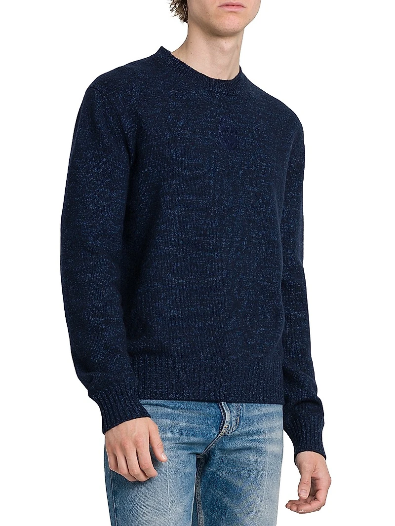 Wool-Blend Crewneck Sweater