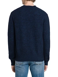 Wool-Blend Crewneck Sweater