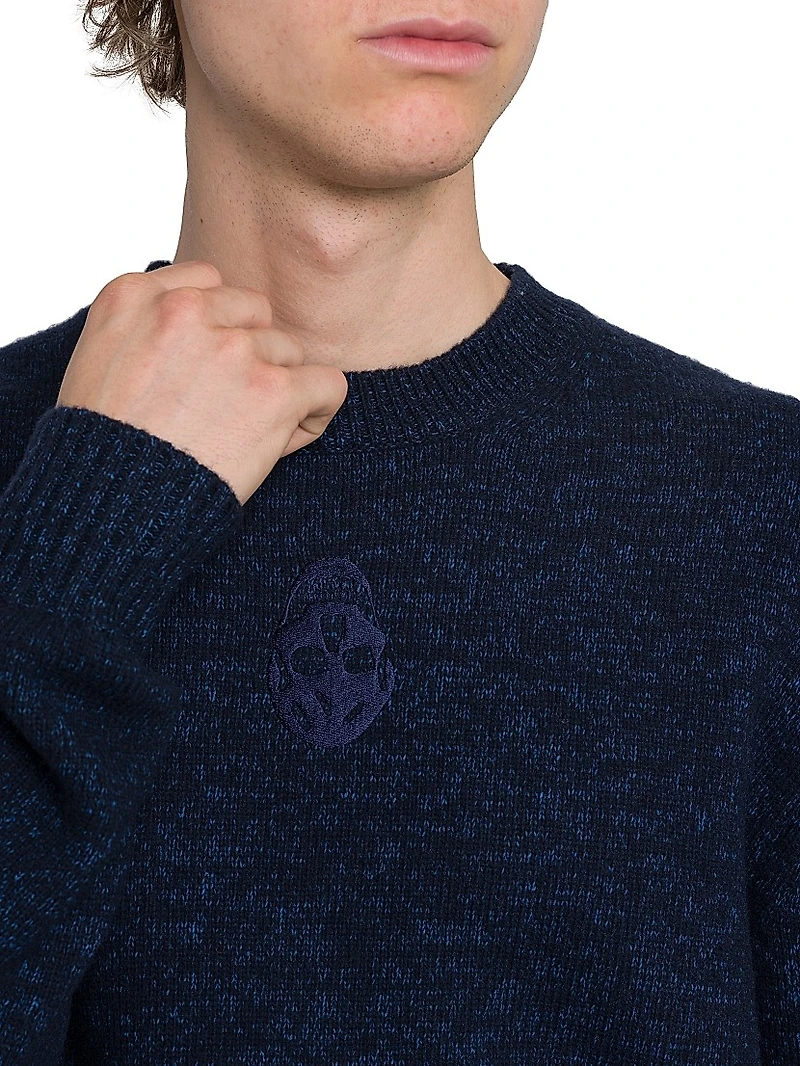 Wool-Blend Crewneck Sweater