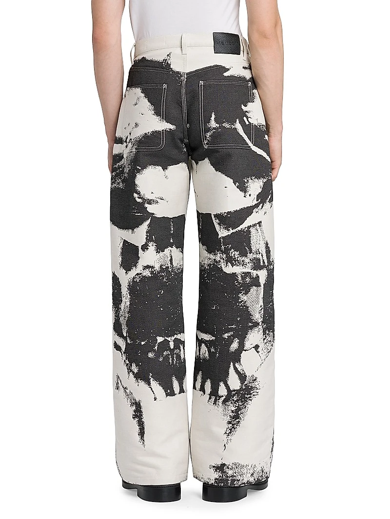 Skull Paint Carpenter Jeans