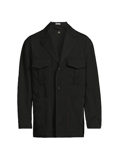 Deconstructed Wool Jacket
