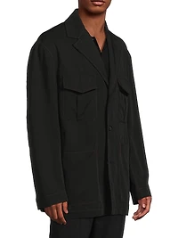Deconstructed Wool Jacket