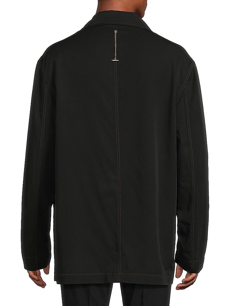 Deconstructed Wool Jacket