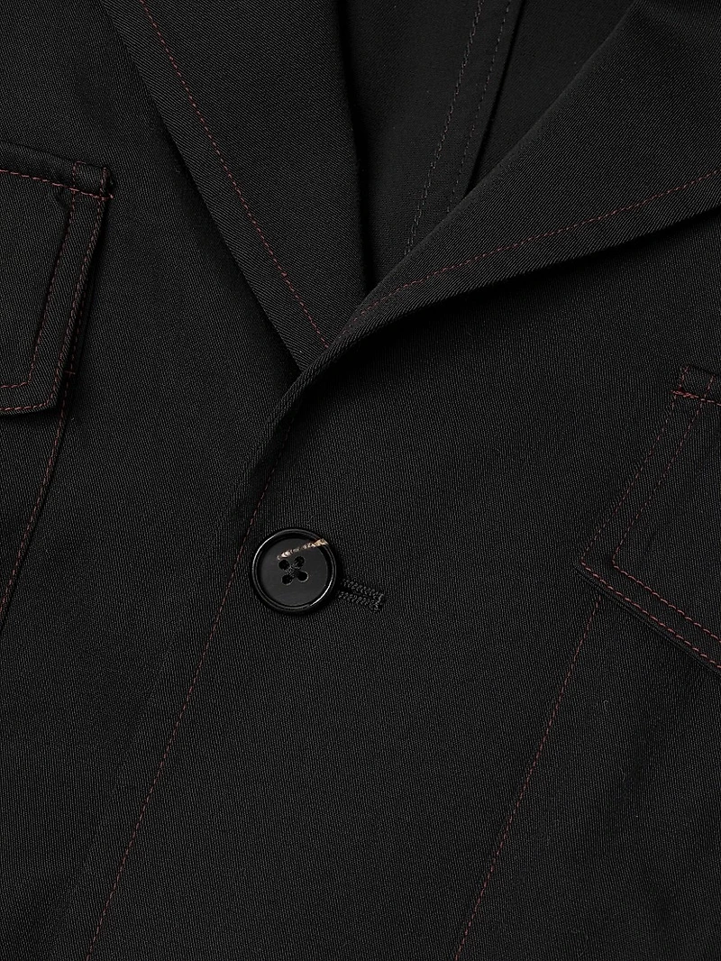 Deconstructed Wool Jacket