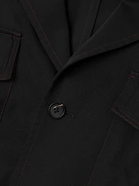 Deconstructed Wool Jacket