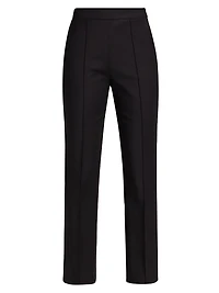 Vega Stretch Cotton High-Rise Crop Pants