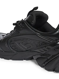 Cosmic Dust Faux Glazed Leather Sneakers