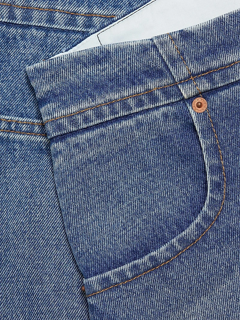 High-Rise Straight-Leg Jeans