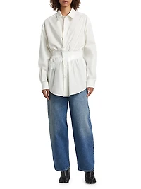 High-Rise Straight-Leg Jeans