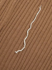 Virgin Wool-Blend Rib-Knit Midi Dress