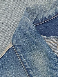 Denim Button-Front Jacket