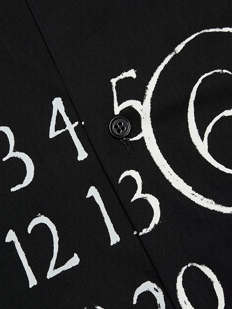 Logo Cotton-Blend Mini Shirtdress