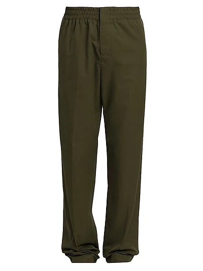 Light Cotton Twill Trousers