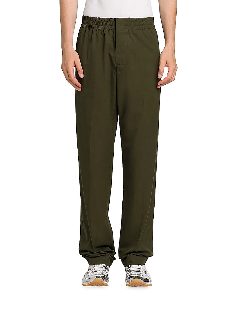Light Cotton Twill Trousers