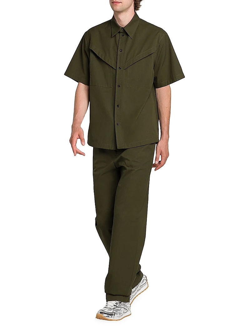 Light Cotton Twill Trousers