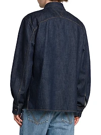 Indigo Triangle Pocket Denim Shirt