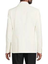Peak Lapel Wool Dinner Jacket
