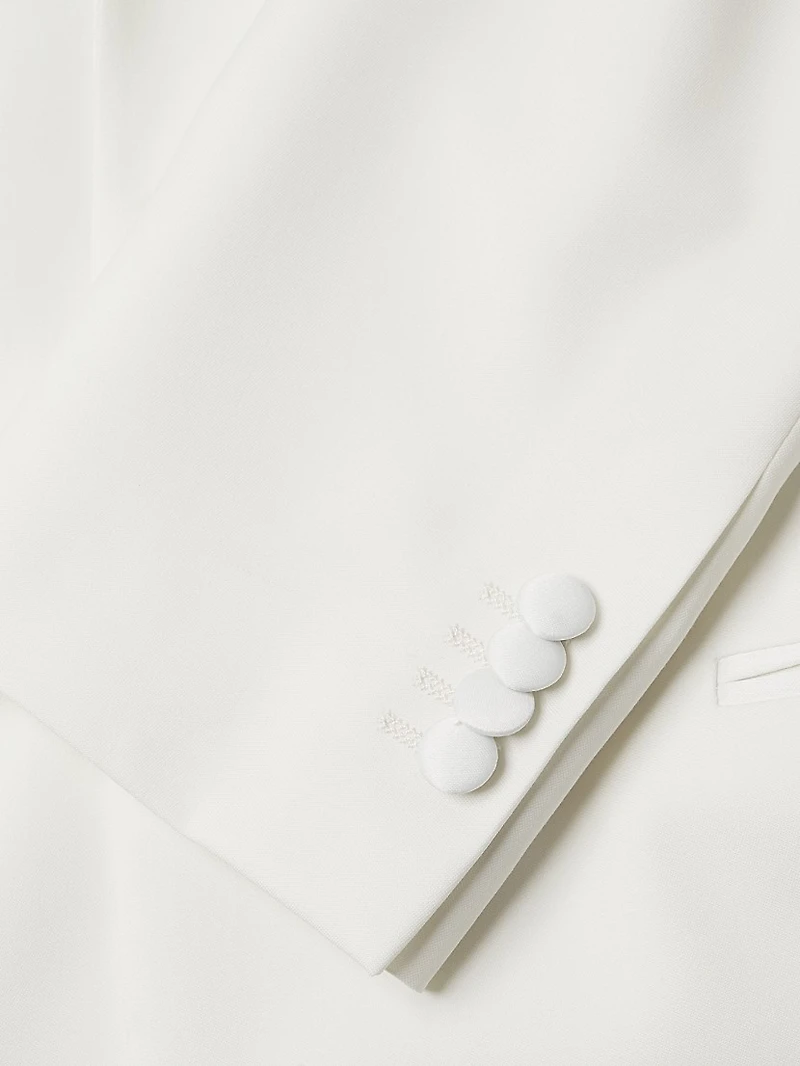 Peak Lapel Wool Dinner Jacket