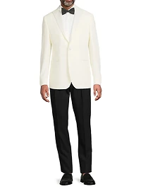 Peak Lapel Wool Dinner Jacket