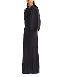 Silk Foulard Halter Dress