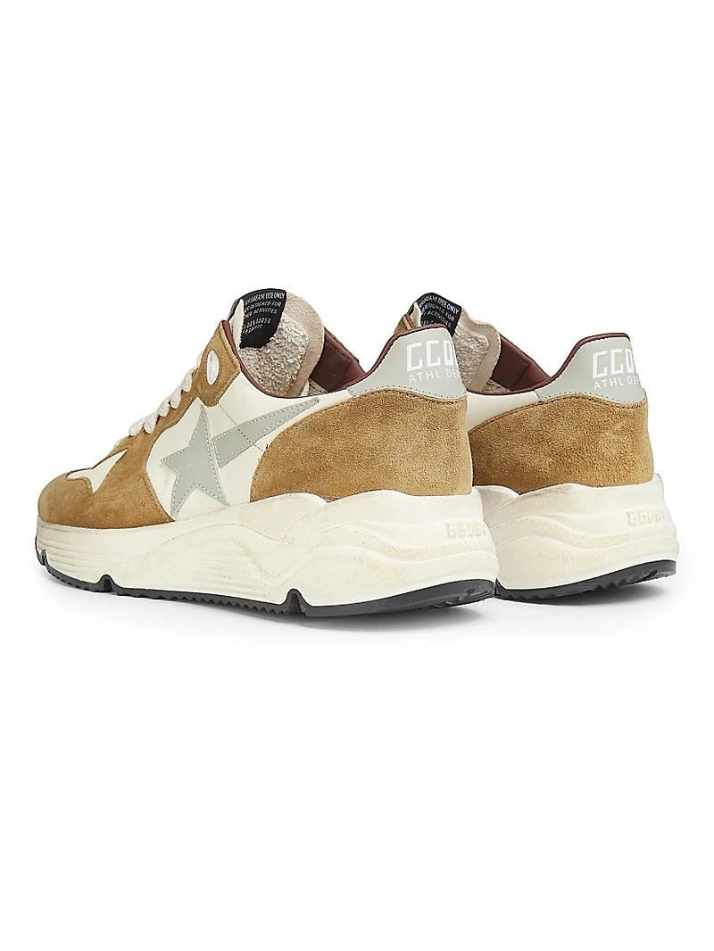 Running Leather Low-Top Sneakers