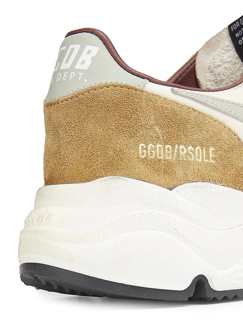 Running Leather Low-Top Sneakers