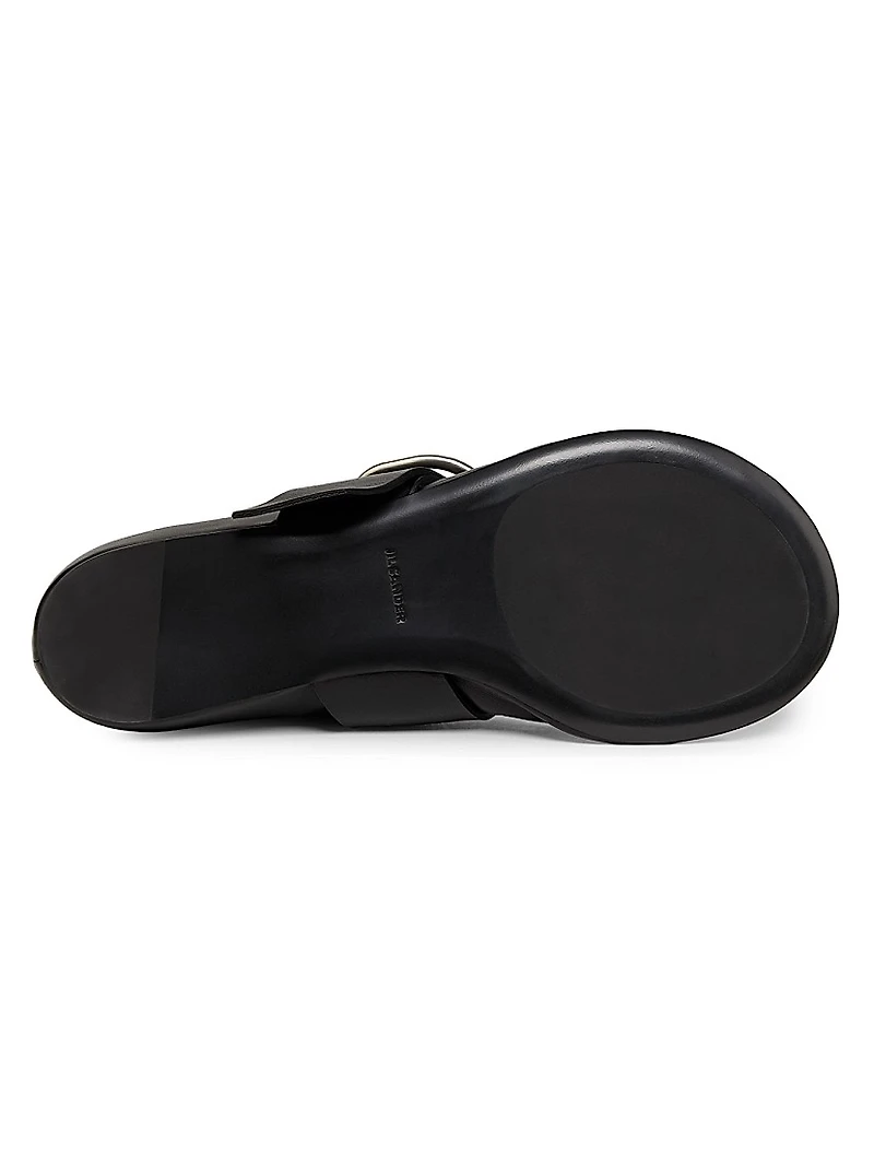 Leather Ballerina Flats