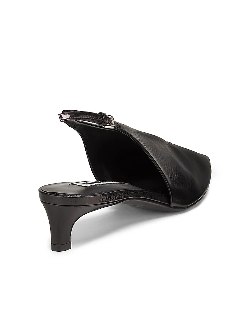 Cruise 35MM Leather Kitten-Heel Pumps