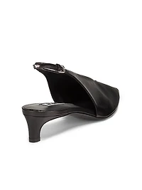 Cruise 35MM Leather Kitten-Heel Pumps