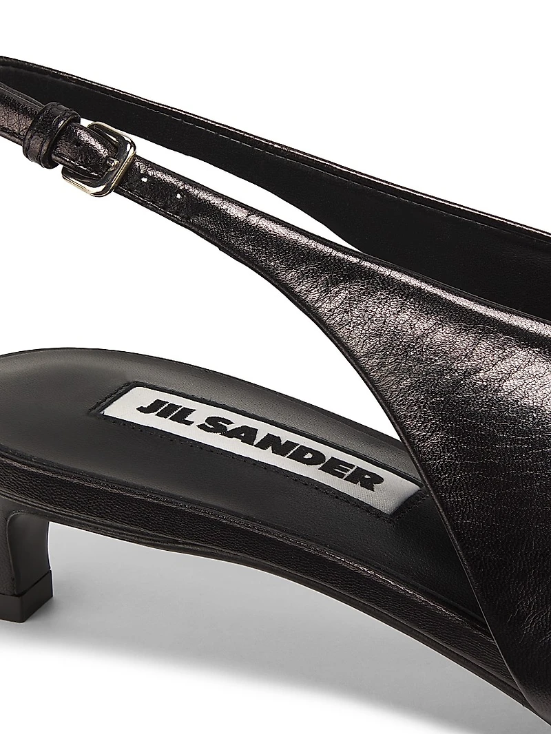 Cruise 35MM Leather Kitten-Heel Pumps