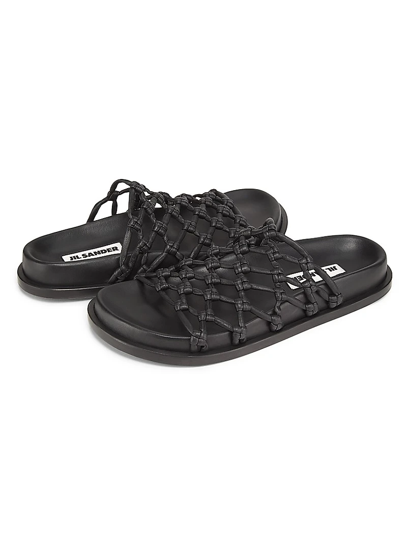 Woven Leather Sandals