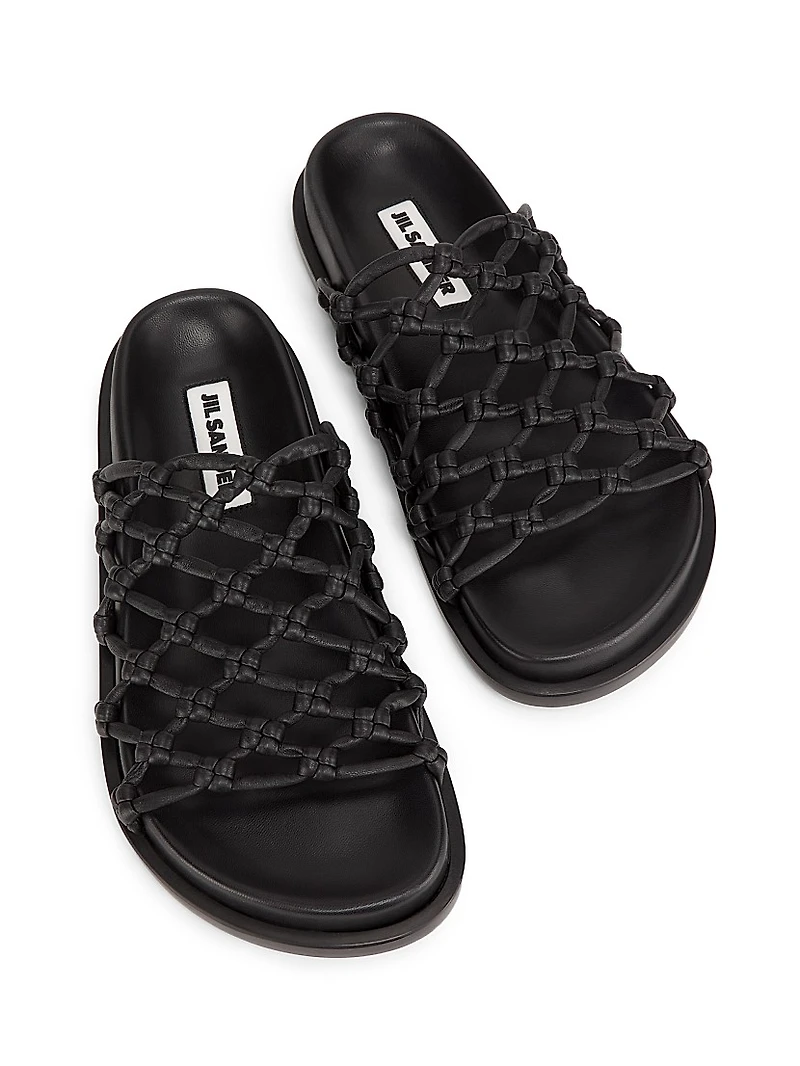 Woven Leather Sandals