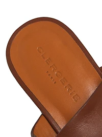 Chance 85MM Leather Platform Sandals