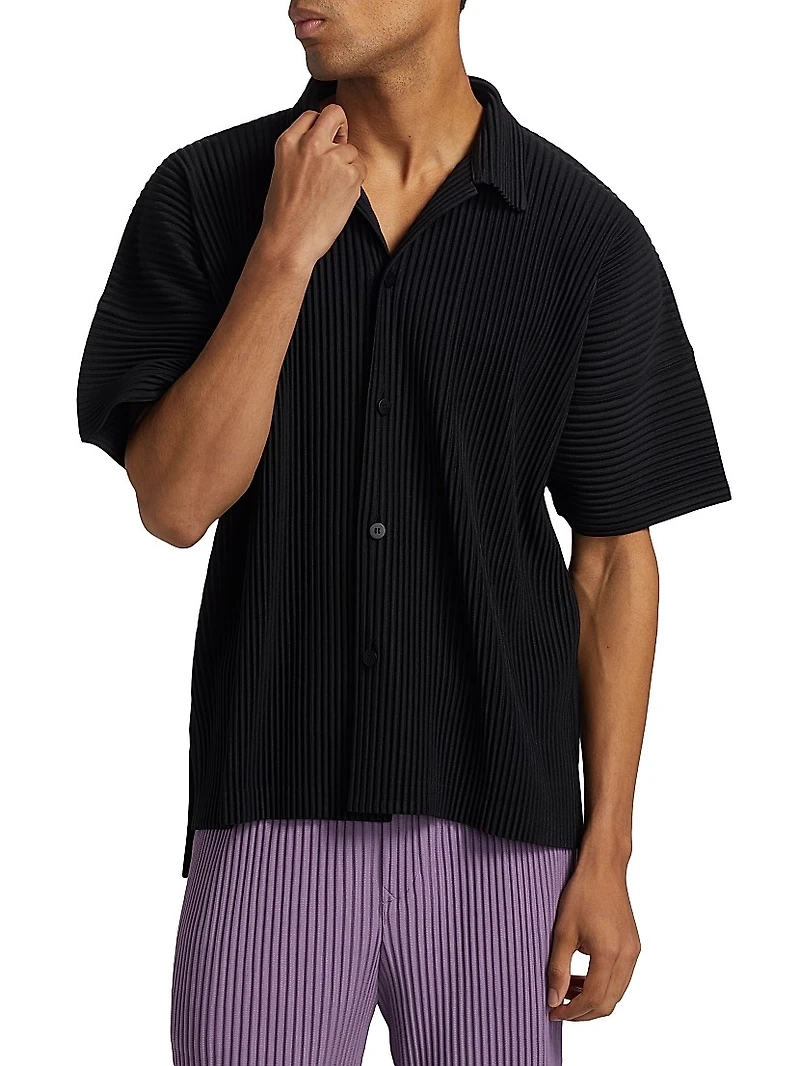 Monthly Colors: April Button-Front Shirt