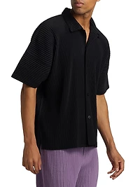 Monthly Colors: April Button-Front Shirt