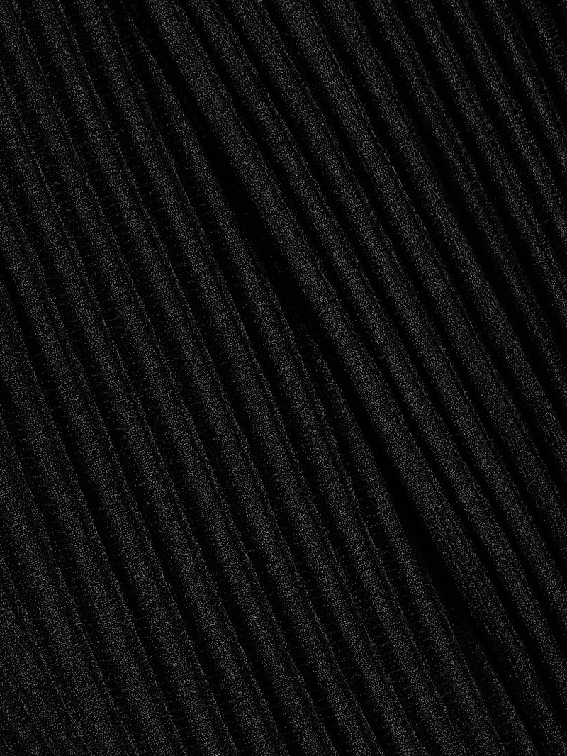 Snap-Cuff Pleats Pants