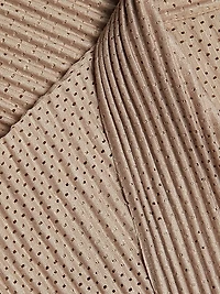 Mesh Sleeveless Polo Shirt