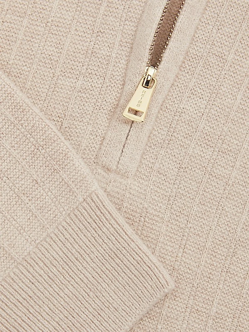 Chester Wool Quarter-Zip Sweater